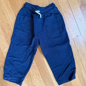 Zara Navy Kids Drawstring Jogger Pants